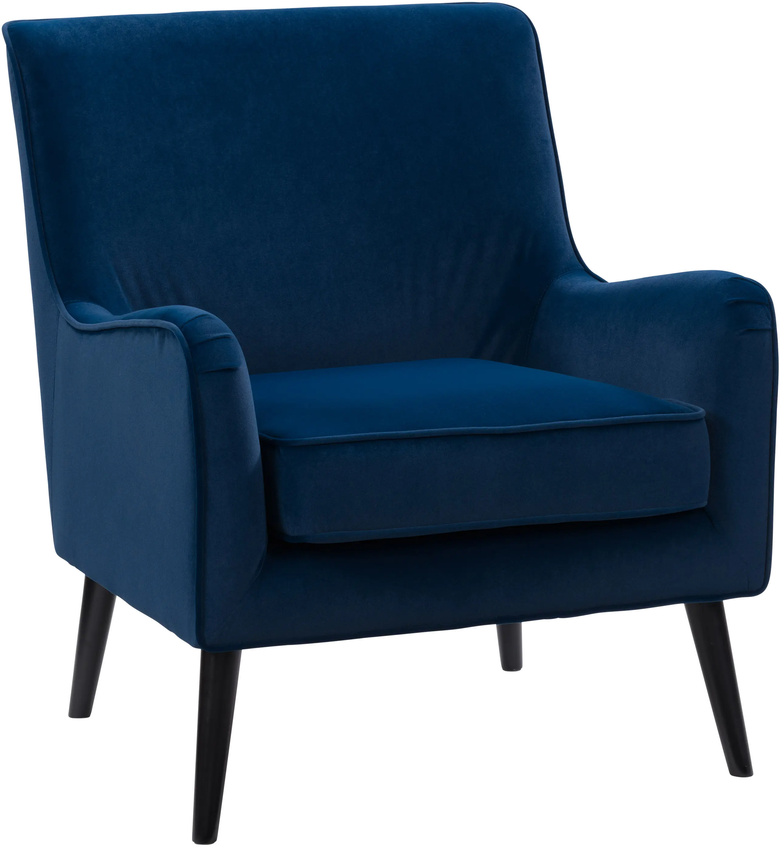 Elwood Blue Modern Accent Chair