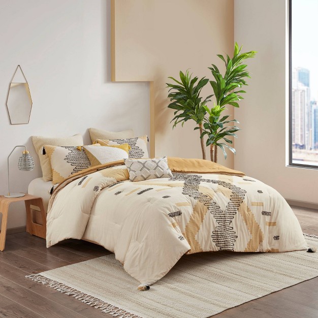 Arizona 3 Piece Cotton Comforter Set Jla Home