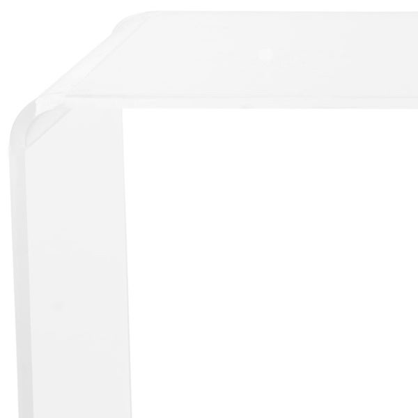 Atka Modern Glam Acrylic Coffee Table - clear