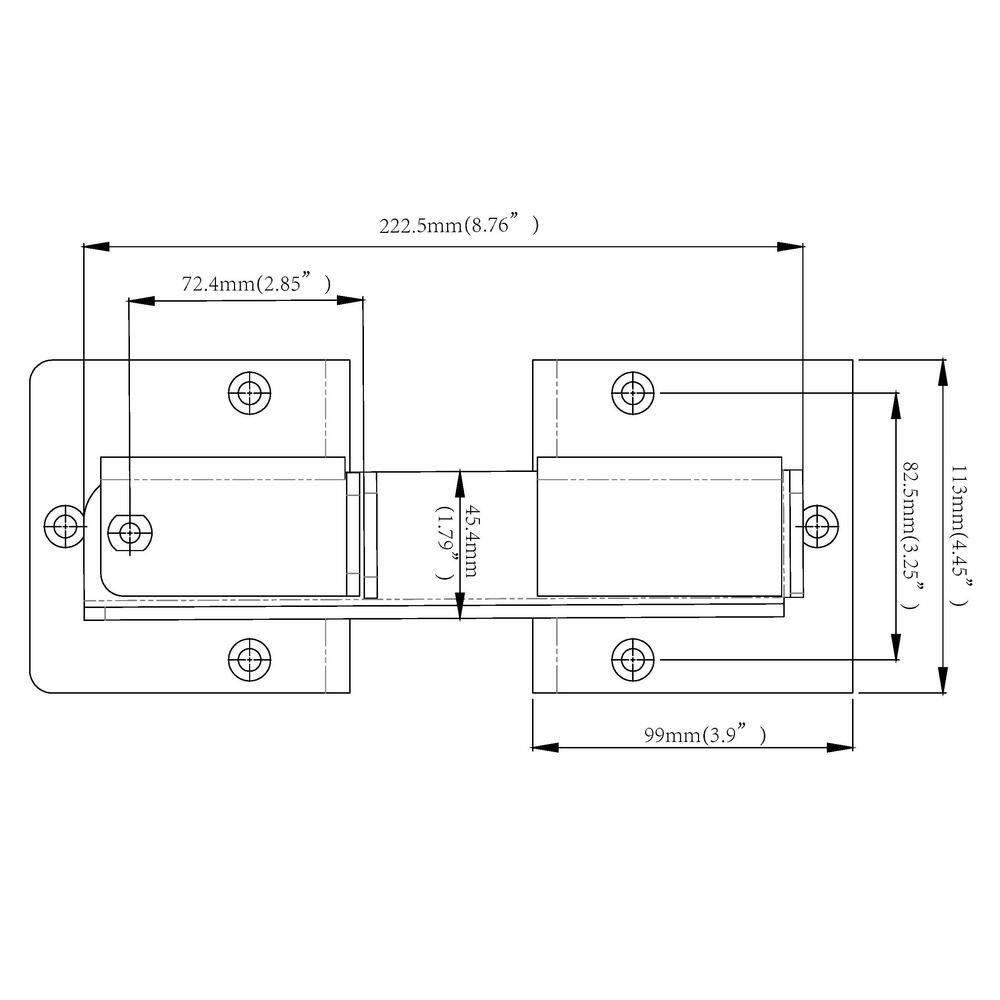 Everbilt Black Extra Heavy-Duty Gate Flip Latch 20474