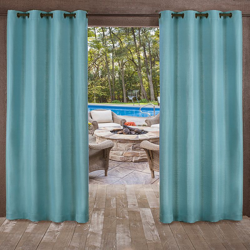 Exclusive Home 2-pack Delano Indoor/Outdoor Window Curtain