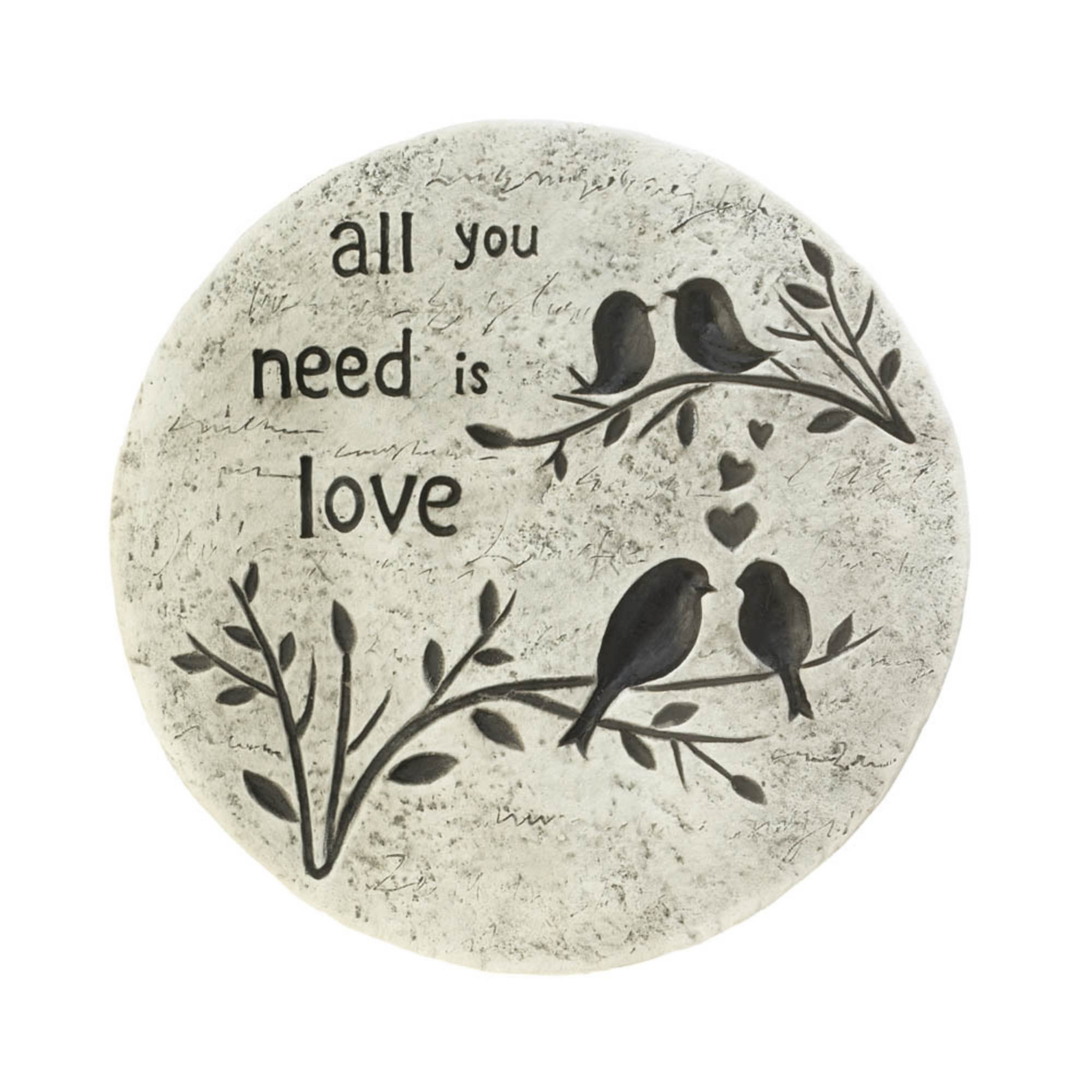 Zingz & Thingz All You Need Is Love Stepping Stone 10x10x0.75”