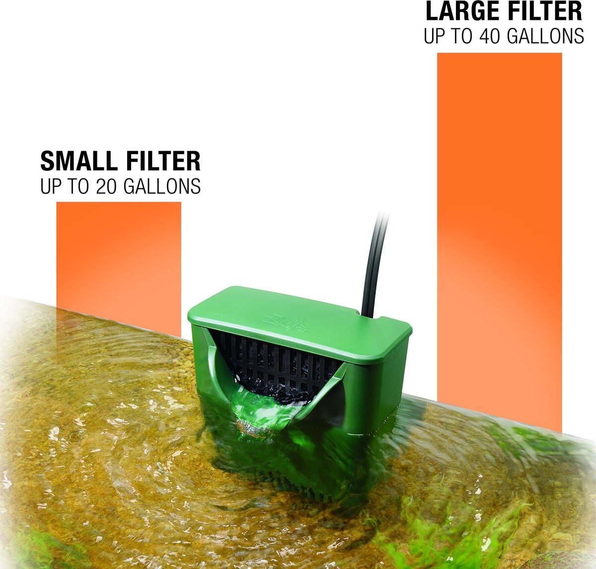 Zilla Aquatic Reptile Internal Aquarium Filter