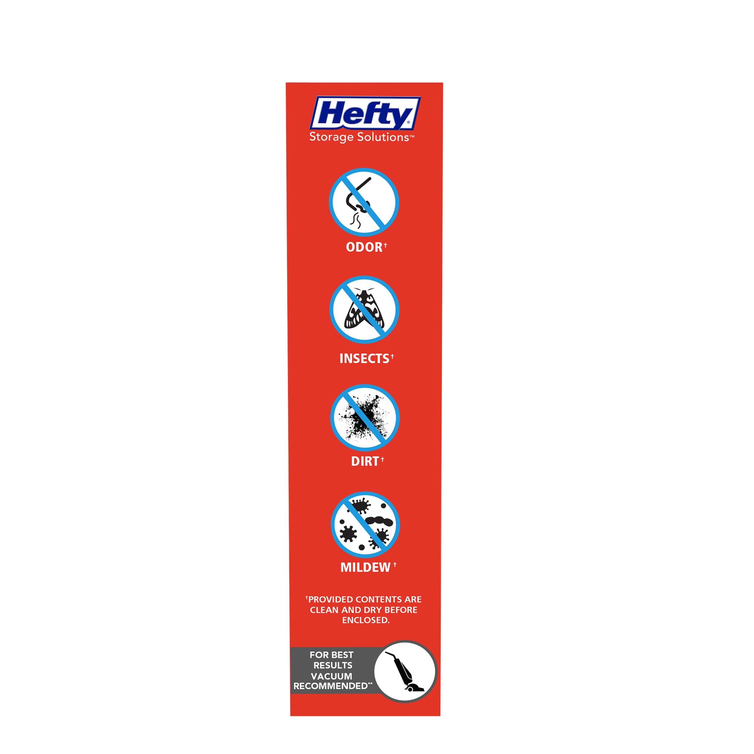 Hefty SHRINK-PAK 2 Large Divided Vacuum Bags