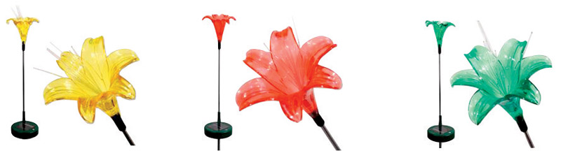 Living Accents Solar Lily Flowers