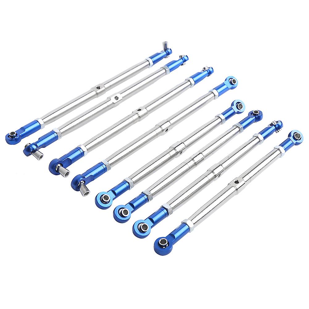 8pcs Metal Adjustable Tie Link Rod Rc Car Accessory For Traxxas 1/10 Erevo2.0 5319x 5338r