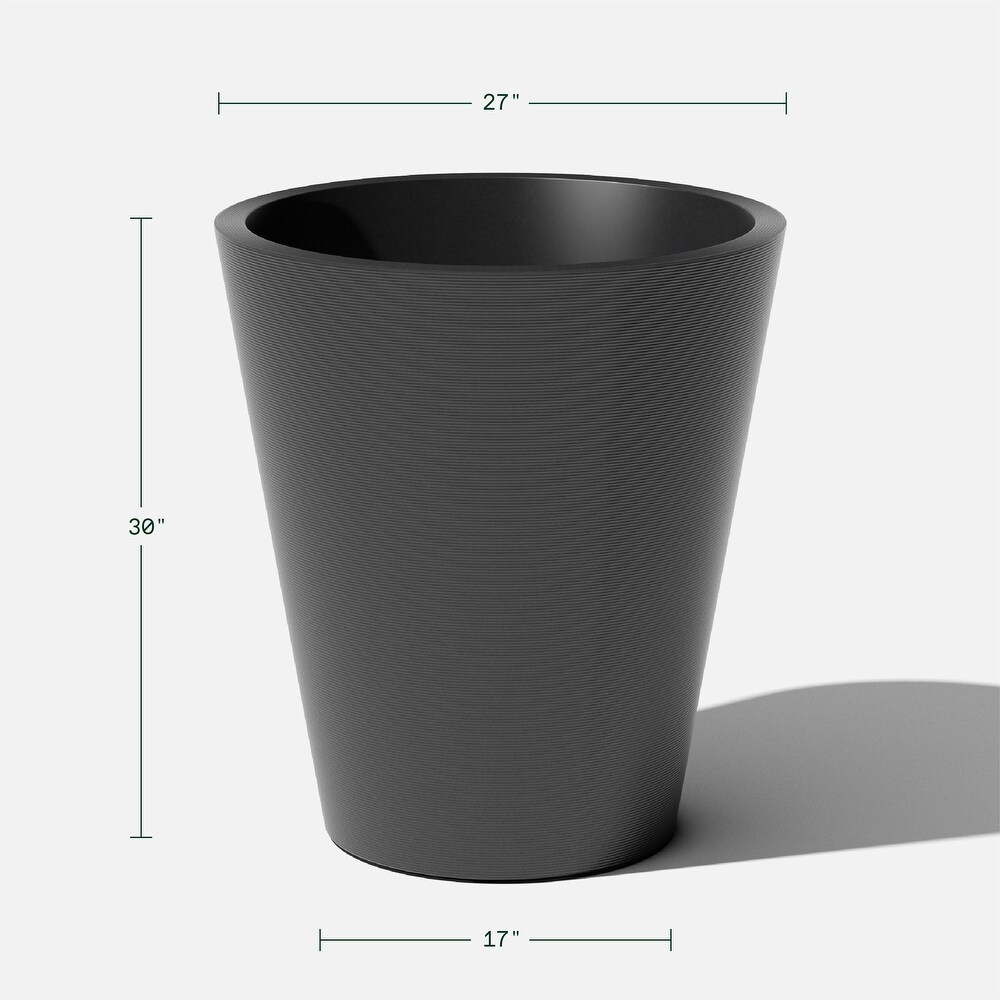 Curve 30'' GROOVED Planter