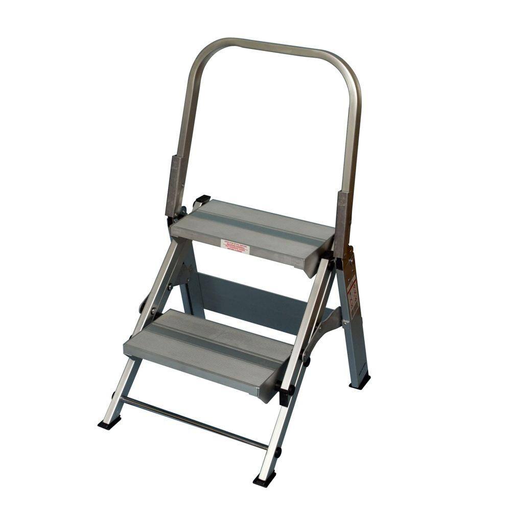 XTEND+CLIMB 2-Step Aluminum Step Stool with 375 lb. Load Capacity Type IAA Duty Rating WT2