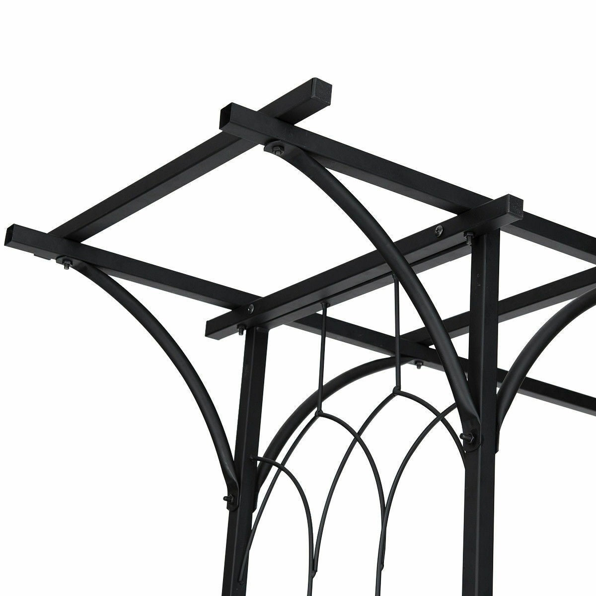 Metal Pergola Garden Arbor Arch Wedding Arch for Outdoor Patio Backyard