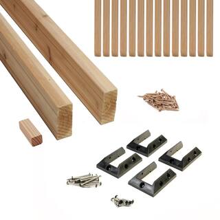 ProWood 6 ft. Cedar Rail Kit with B2E Balusters 447167