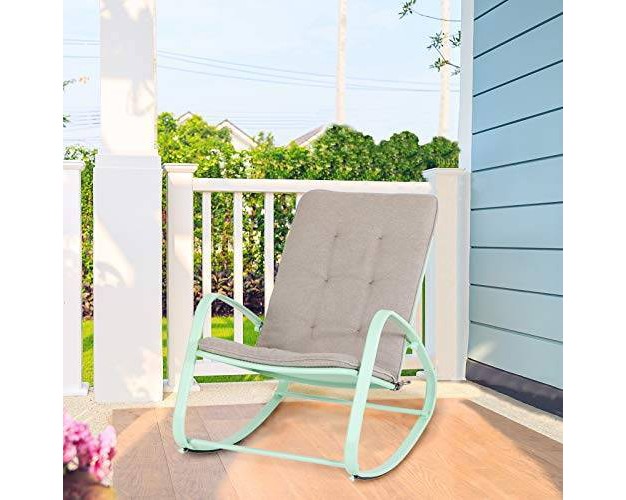 Outdoor Rocking Chair Green Captiva Designs