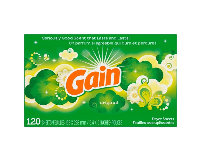 Gain Dryer Sheets Original 120CT