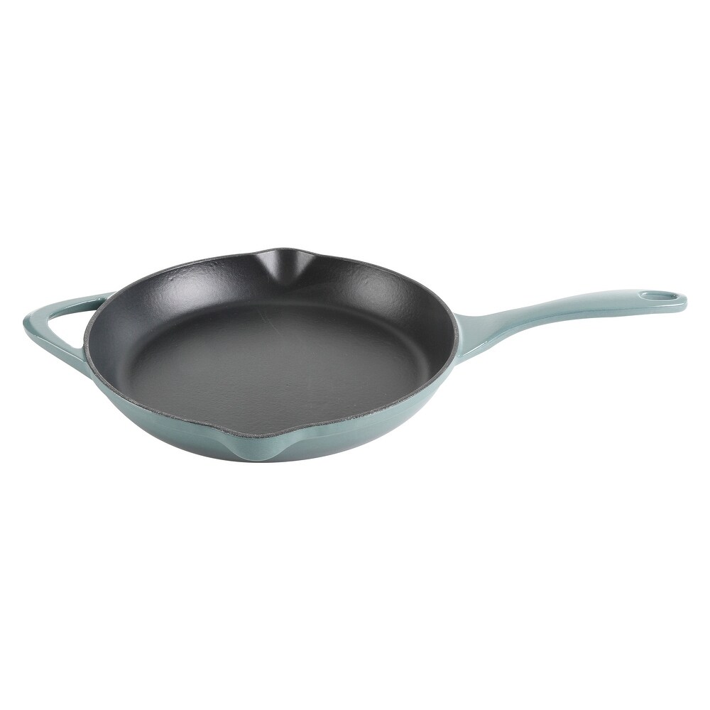 Cravings By Chrissy Teigen 11In Enameled Cast Iron Skillet in Green