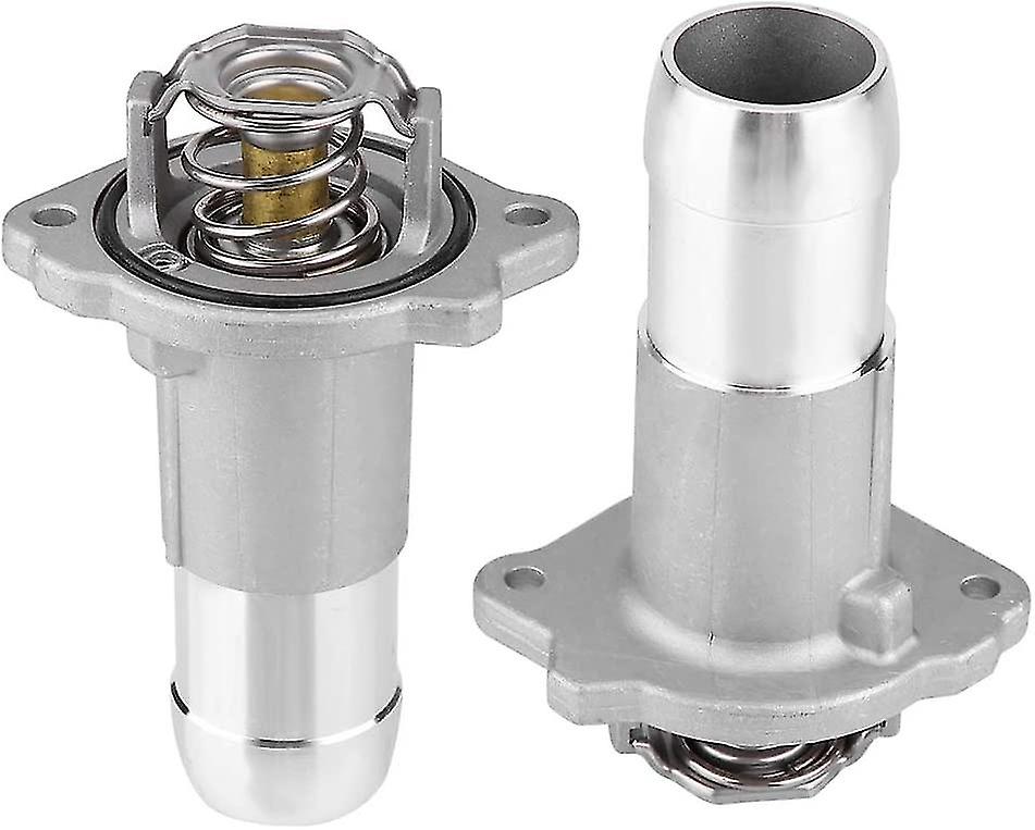 Car Engine Coolant Thermostat And Housing (silver) (1pcs)