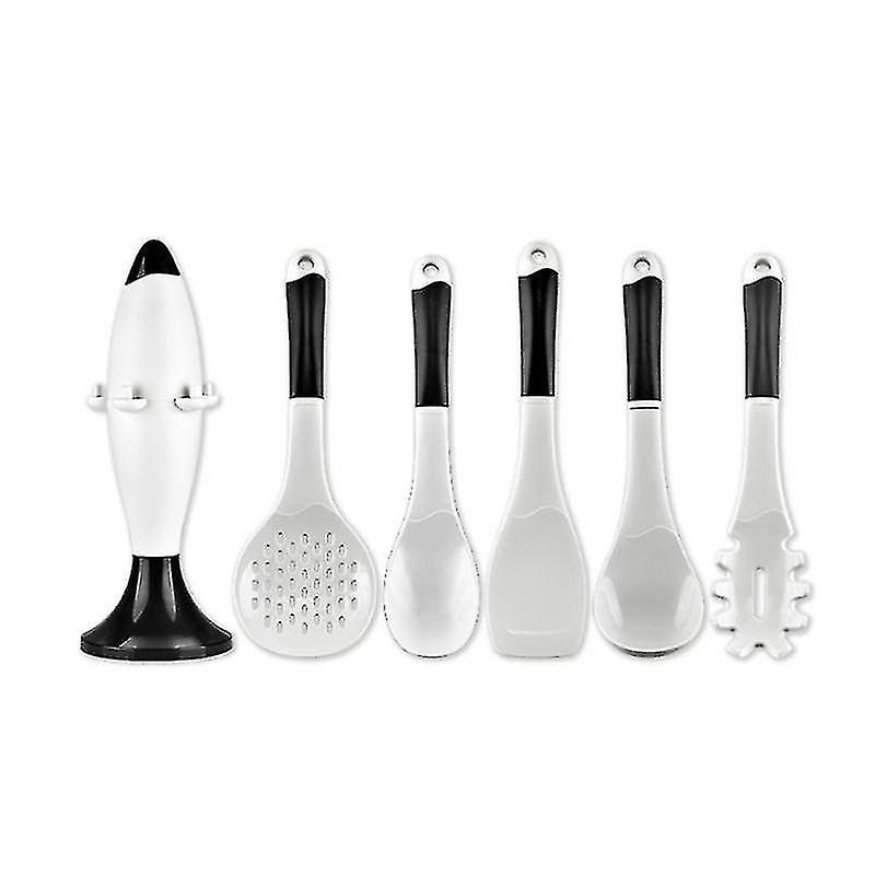 6-piece Set Silicone Spoon Non-stick Cookware For Kitchen Gadgets Accessories Cooking Utensils