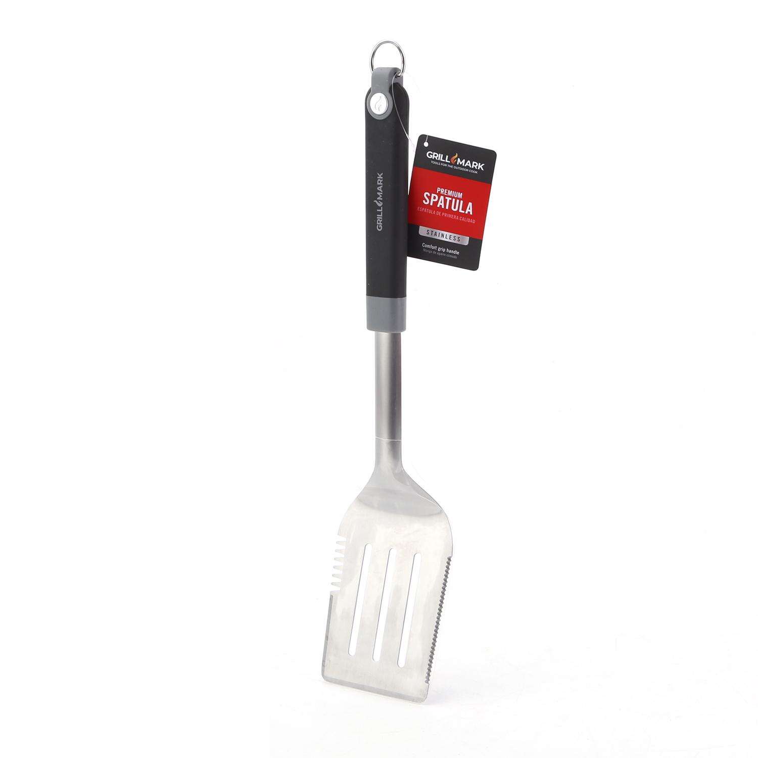 Grill Mark Stainless Steel Black/Silver Grill Spatula 1 pk