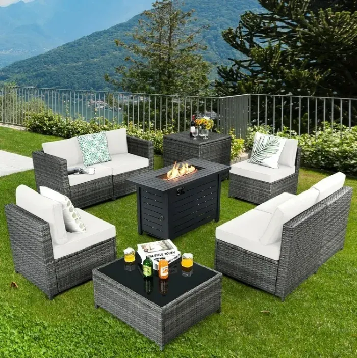 Rattan sofa set