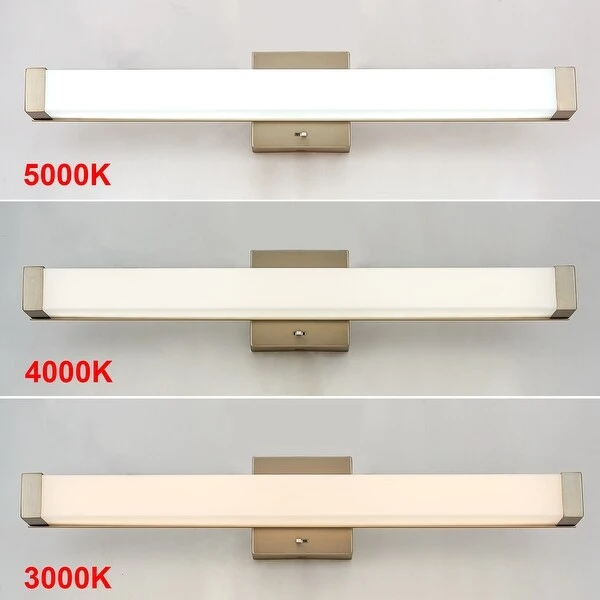 25 Inch LED BATHROOM VANITY LED LIGHT with Acrylic shade 25W Oril Rub Bronze