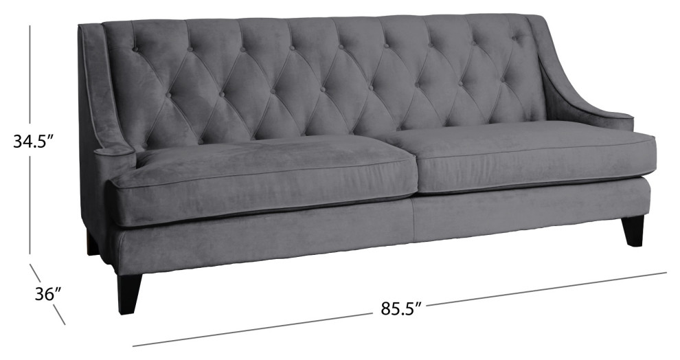 Varen Fabric Sofa   Transitional   Sofas   by Abbyson Living  Houzz