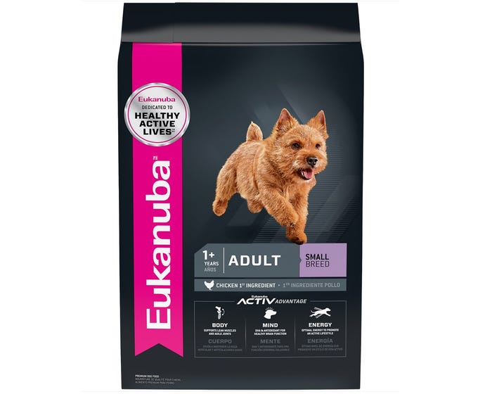 Eukanuba Adult Small Breed Dry Dog Food， 4.5 lb. Bag