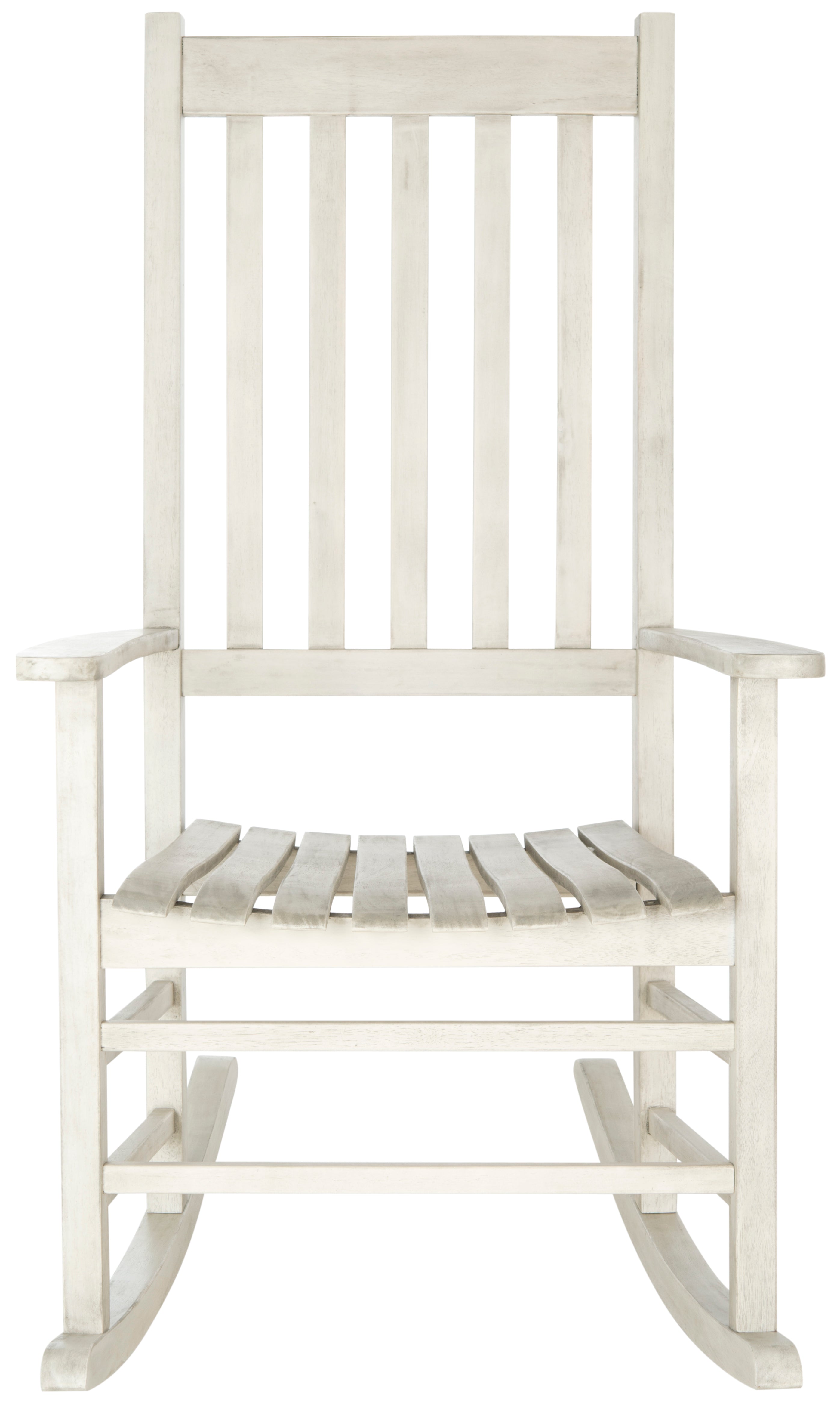 SAFAVIEH Outdoor Collection Shasta Rocking Chair White Wash