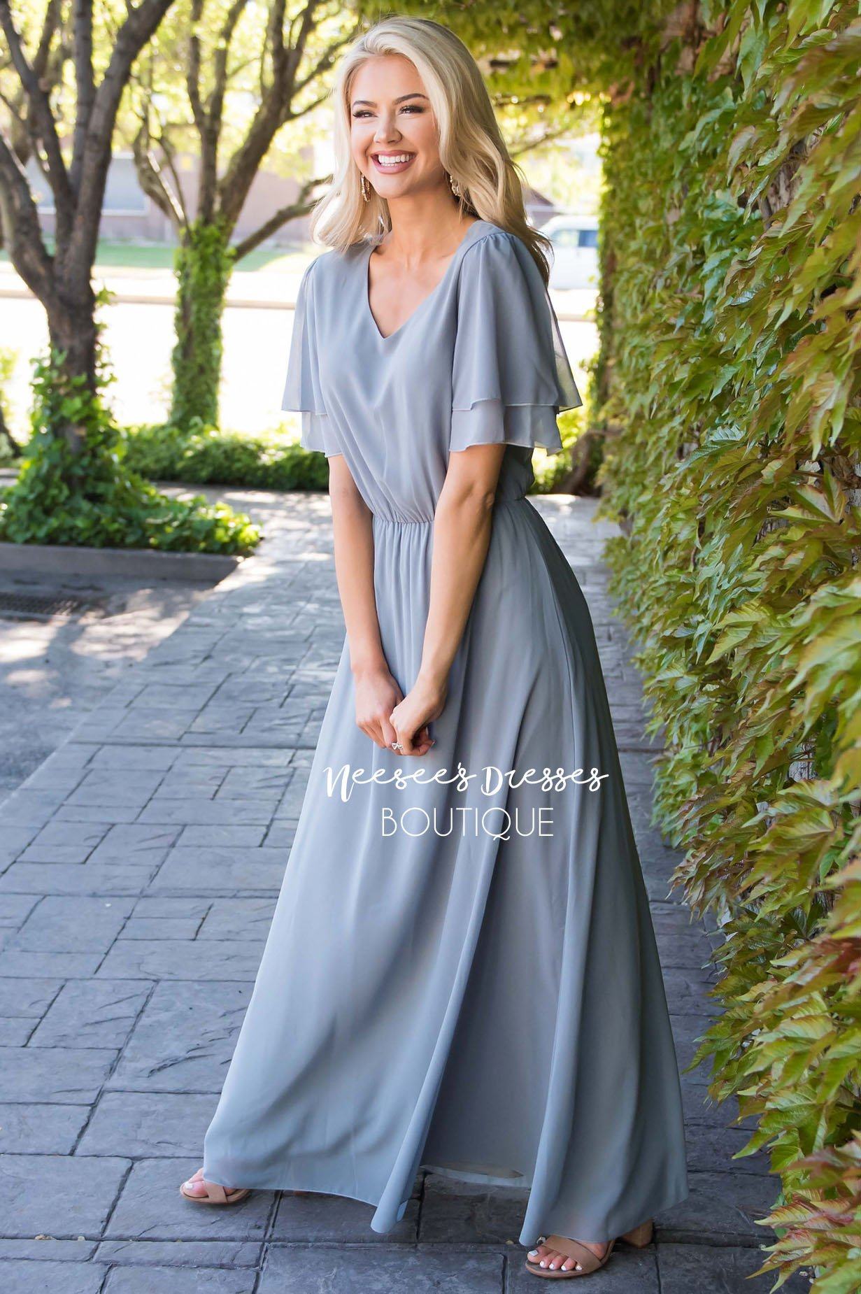 The Chloe Chiffon Maxi Dress