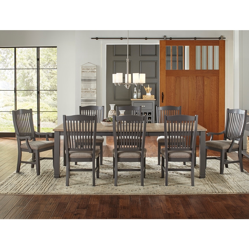 Luma 7 Piece Solid Wood Rectangular Dining Set