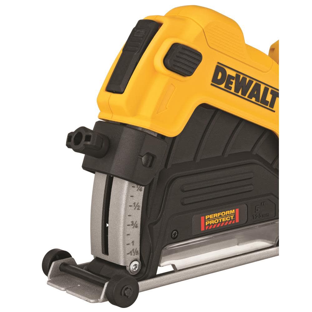 DEWALT 4-1/2 in./5 in. (115mm/125mm) Cutting Grinder Dust Shroud DWE46125 from DEWALT