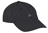 Classic Recycled Cotton 6 Panel Cap - Black