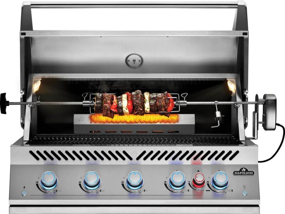 Napoleon Bbq BIG38RBNSS1 Built-In 700 Series 38 With Infrared Rear Burner , Natural Gas, Stainless Steel