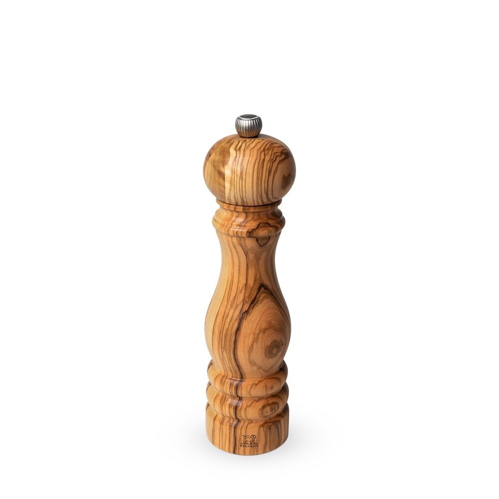 Peugeot Paris Manual Salt Mill in Olive Wood  22 cm 8.75\