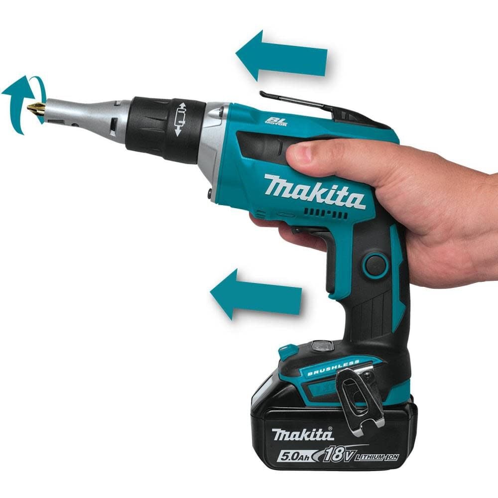 Makita 18V LXT Lithium-Ion Cordless 2-Pc. Combo Kit (5.0Ah) XT255T from Makita