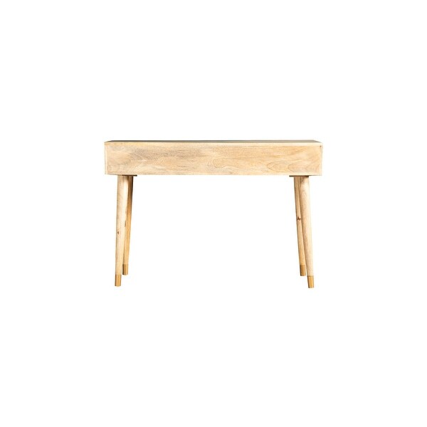 Austin Natural Rectangular Storage Console Table