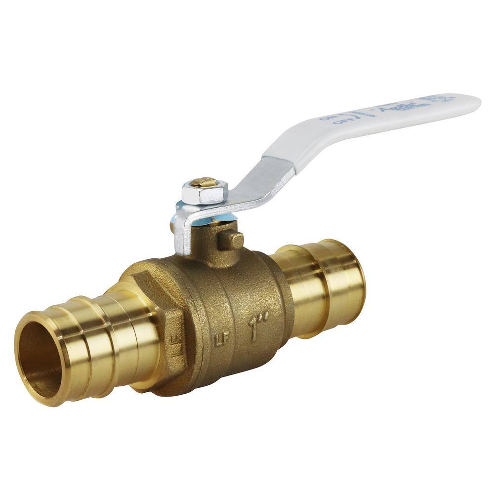 Apollo 1 in. Brass PEX-A Expansion Barb Ball Valve EPXV1