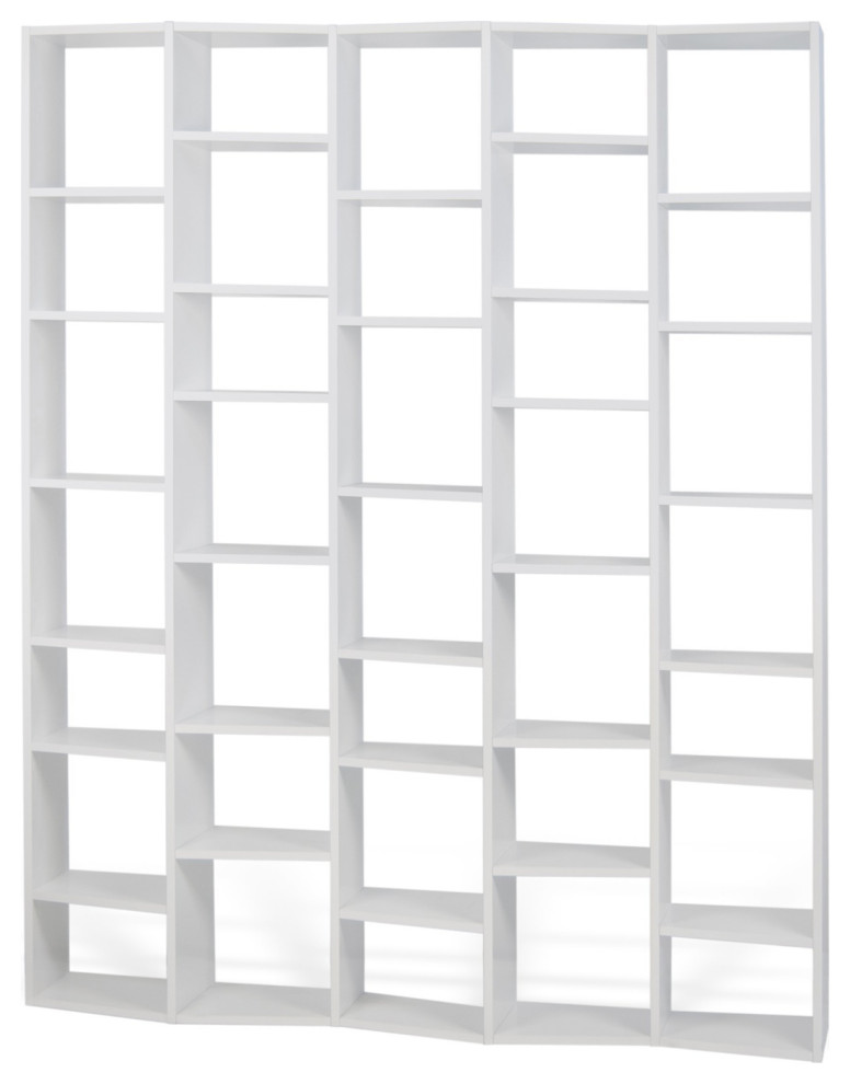 Modern White Large Cube Book And Display Shelves   Contemporary   Bookcases   by Plush Pod Decor  Houzz