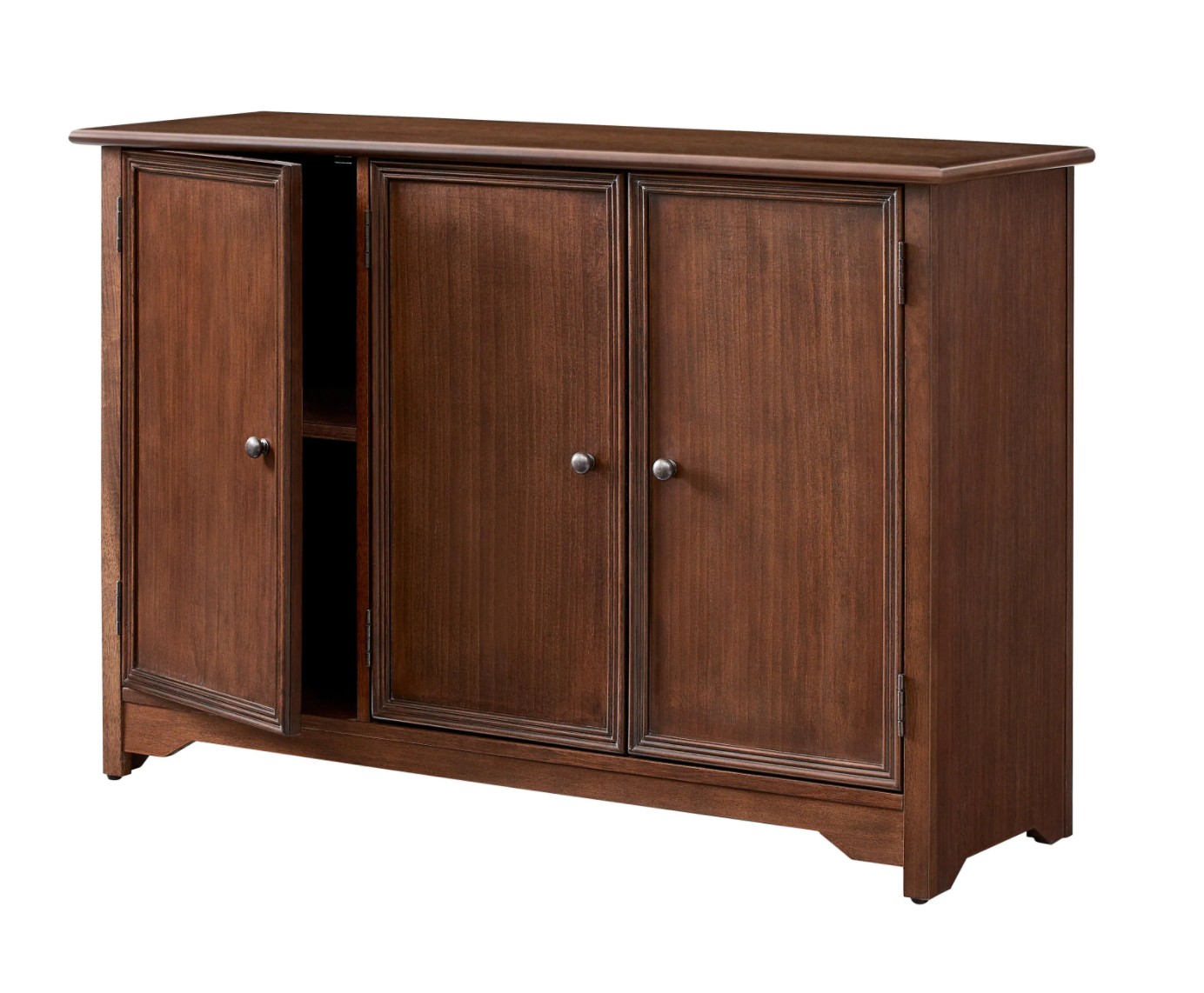 Bradstone 3 Door Walnut Storage Console