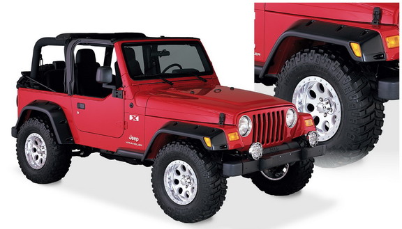 Bushwacker 10908 07 Pkt Fl Jeep Wrng 97 04