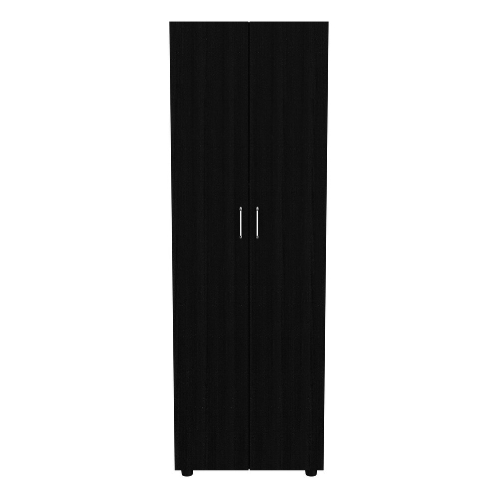 Aurora Armoire with 3 Inner Shelves  Rod  and Double Door   N/A