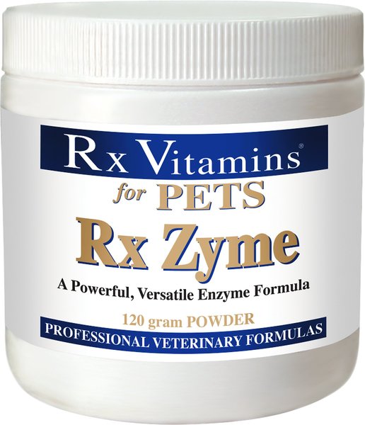 Rx Vitamins Rx Zyme Powder Digestive Supplement for Cats and Dogs