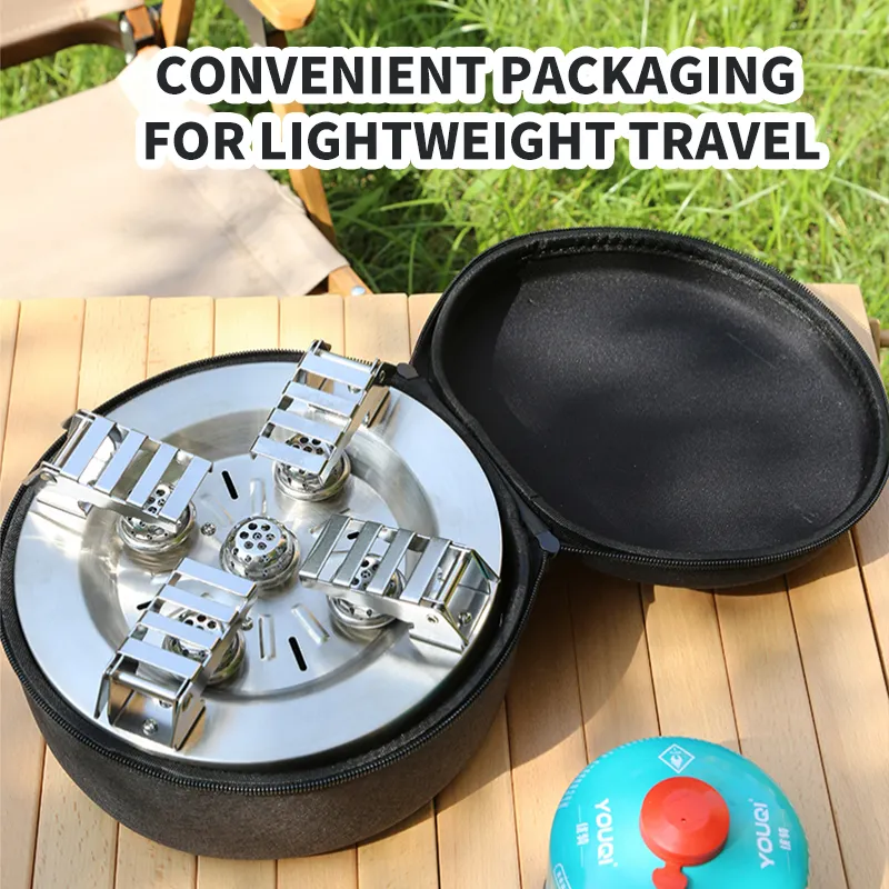 Outdoor Camping Hiking Alcohol Stove Rack Ultralight Folding Pot Burner Stand Outdoor Picnic Accessories