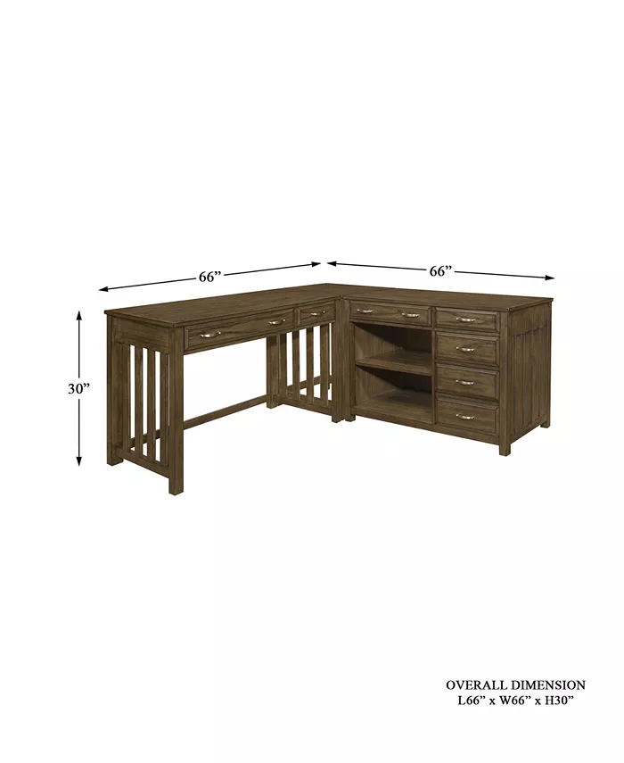 Furniture Traine 3-Piece Corner Desk