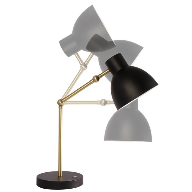 Wellness Series Adapt Desk Lamp With Usb Port includes Led Light Bulb Black Ottlite