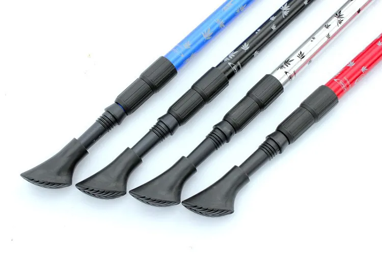 Duralumin Trekking Telescopic Carbon Fiber Hiking Aluminum Retractable Poles Walking Sticks