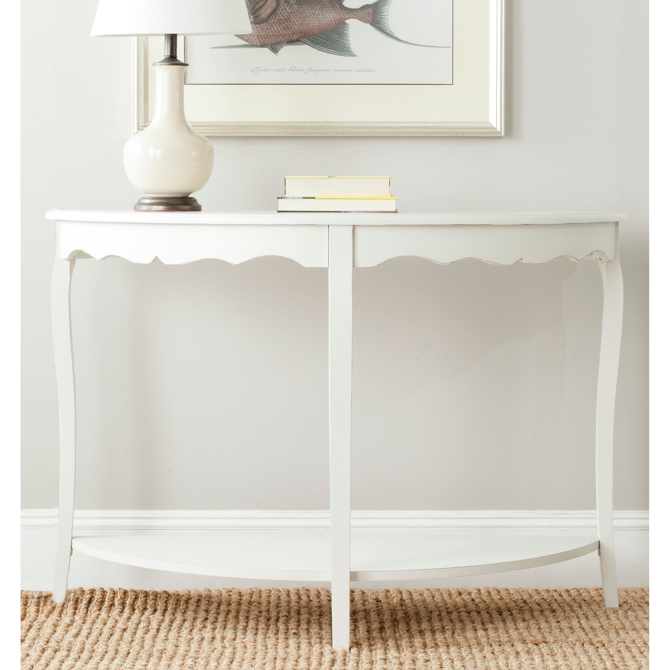 SAFAVIEH Christina Off White Console - 48