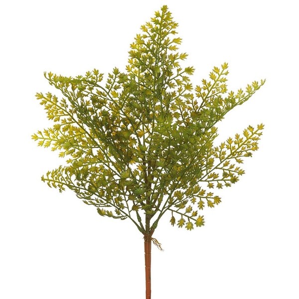 17 Green Fern Artificial Decorative Floral Bush