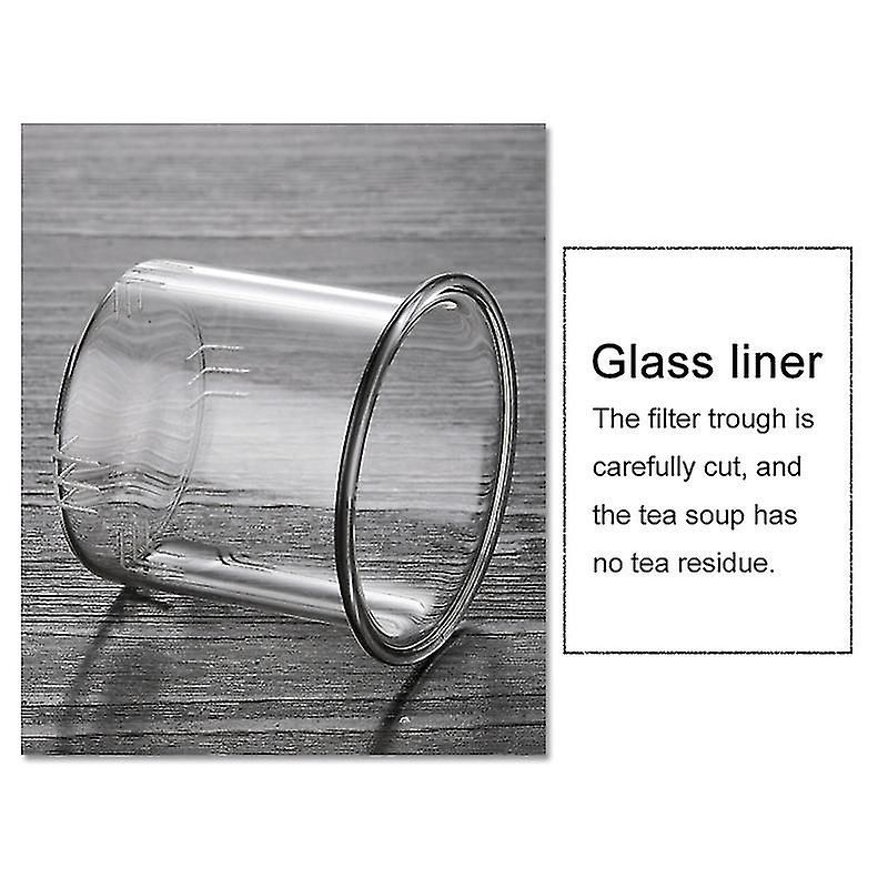 600ml Less Steel Ant Glass Teapot With Ser Filter Infuser Tea Pot