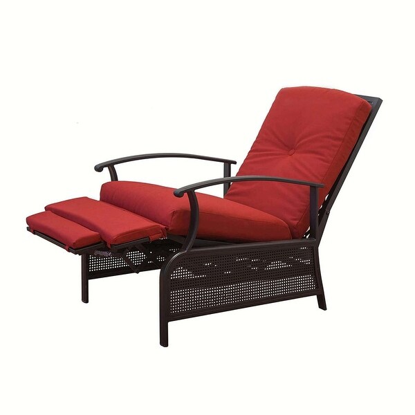 Patio Recliner Chair with Cushions