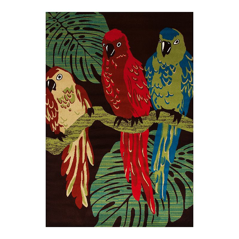 Art Carpet St. Croix Parrots Indoor Outdoor Rug