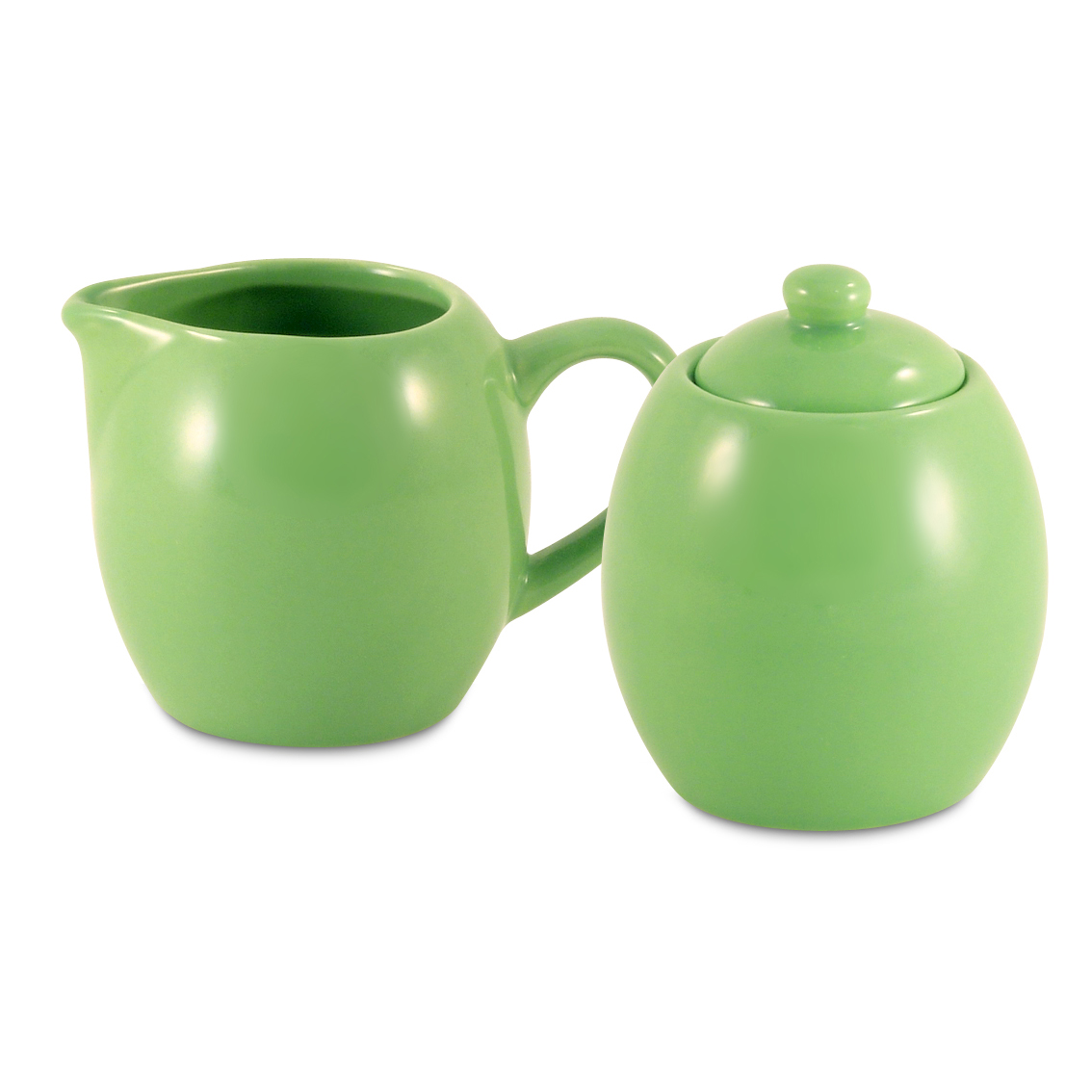 Amsterdam Cream and Sugar Set - Lime