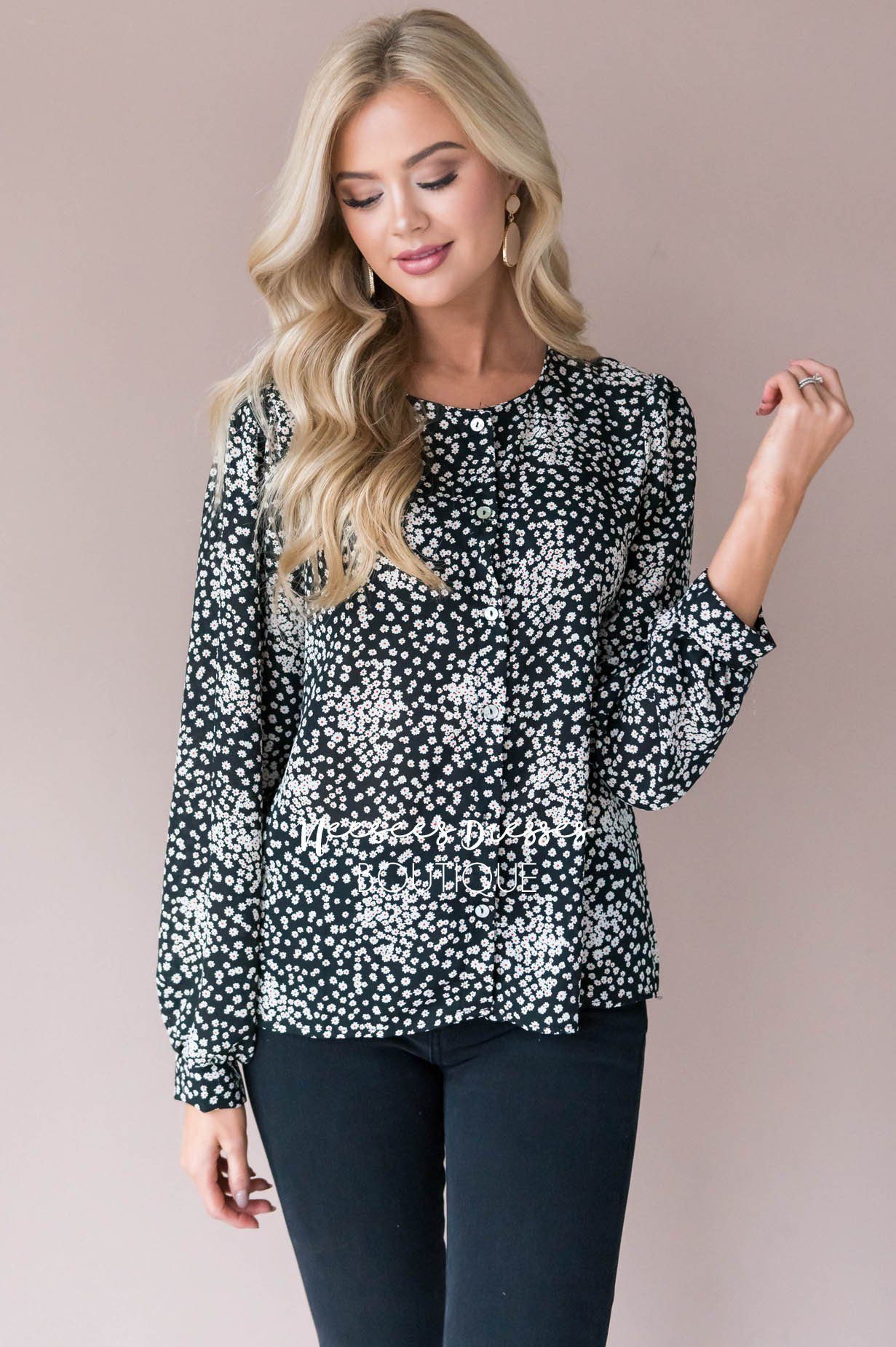 Floral Frenzy blouse